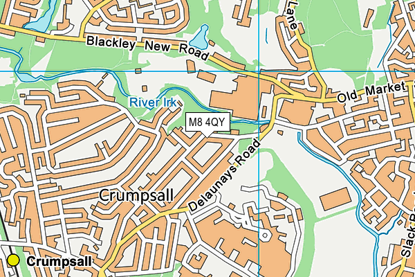 M8 4QY map - OS VectorMap District (Ordnance Survey) M8 4QY map - OS VectorMap District (Ordnance Survey)