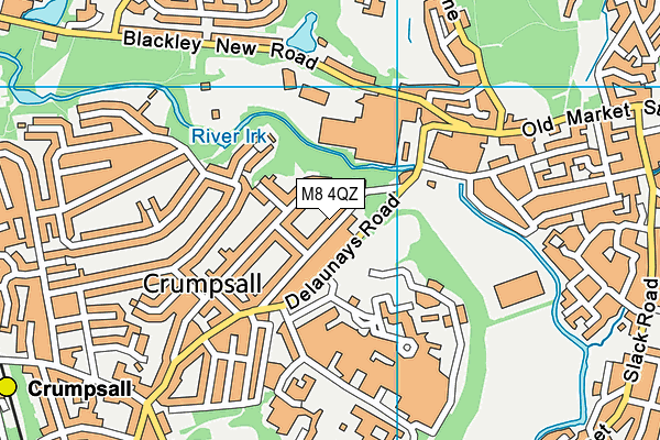 M8 4QZ map - OS VectorMap District (Ordnance Survey) M8 4QZ map - OS VectorMap District (Ordnance Survey)