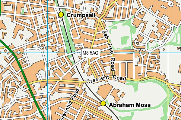 M8 5AQ map - OS VectorMap District (Ordnance Survey) M8 5AQ map - OS VectorMap District (Ordnance Survey)