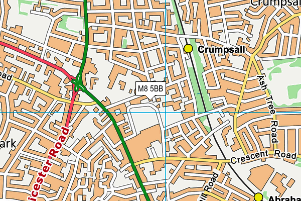 M8 5BB map - OS VectorMap District (Ordnance Survey) M8 5BB map - OS VectorMap District (Ordnance Survey)