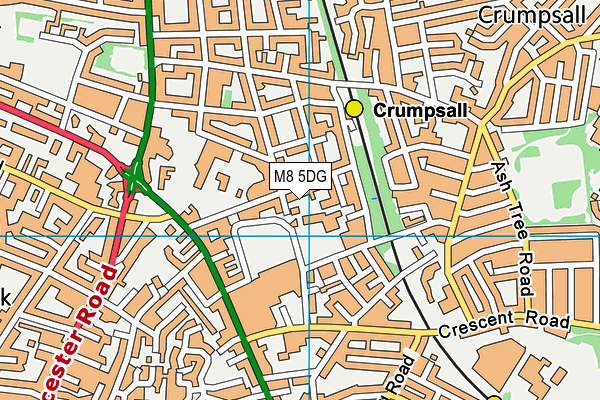 M8 5DG map - OS VectorMap District (Ordnance Survey) M8 5DG map - OS VectorMap District (Ordnance Survey)