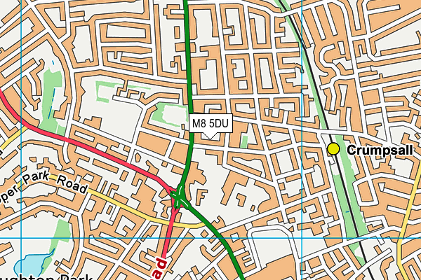 M8 5DU map - OS VectorMap District (Ordnance Survey) M8 5DU map - OS VectorMap District (Ordnance Survey)