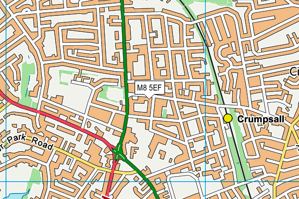 M8 5EF map - OS VectorMap District (Ordnance Survey) M8 5EF map - OS VectorMap District (Ordnance Survey)
