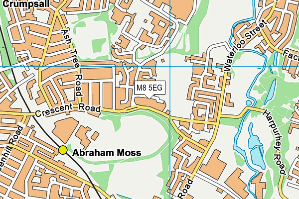 M8 5EG map - OS VectorMap District (Ordnance Survey) M8 5EG map - OS VectorMap District (Ordnance Survey)