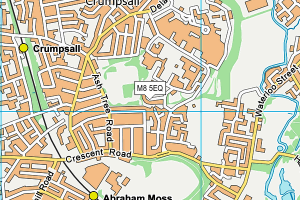 M8 5EQ map - OS VectorMap District (Ordnance Survey) M8 5EQ map - OS VectorMap District (Ordnance Survey)