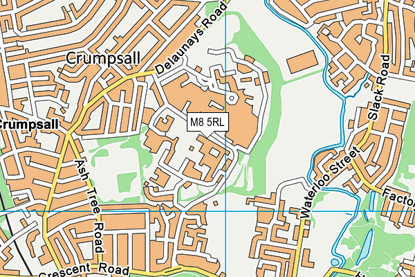 M8 5RL map - OS VectorMap District (Ordnance Survey) M8 5RL map - OS VectorMap District (Ordnance Survey)