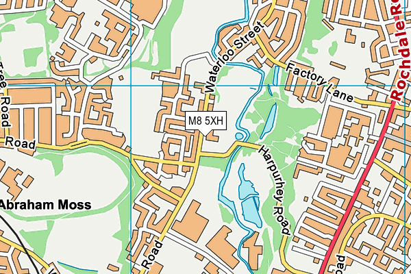 M8 5XH map - OS VectorMap District (Ordnance Survey) M8 5XH map - OS VectorMap District (Ordnance Survey)