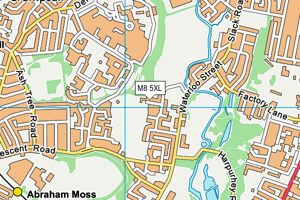 M8 5XL map - OS VectorMap District (Ordnance Survey) M8 5XL map - OS VectorMap District (Ordnance Survey)