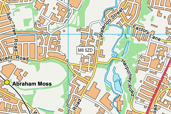 M8 5ZD map - OS VectorMap District (Ordnance Survey) M8 5ZD map - OS VectorMap District (Ordnance Survey)