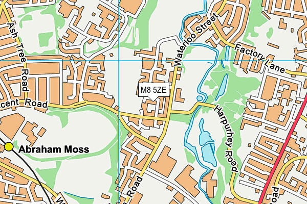 M8 5ZE map - OS VectorMap District (Ordnance Survey) M8 5ZE map - OS VectorMap District (Ordnance Survey)