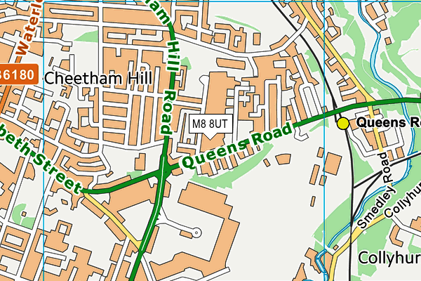 M8 8UT map - OS VectorMap District (Ordnance Survey) M8 8UT map - OS VectorMap District (Ordnance Survey)