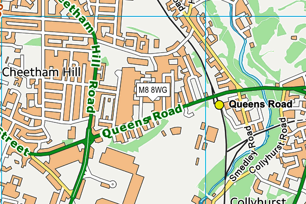 M8 8WG map - OS VectorMap District (Ordnance Survey) M8 8WG map - OS VectorMap District (Ordnance Survey)
