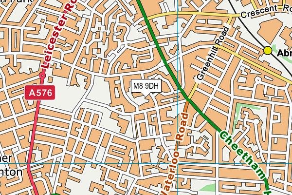 M8 9DH map - OS VectorMap District (Ordnance Survey) M8 9DH map - OS VectorMap District (Ordnance Survey)