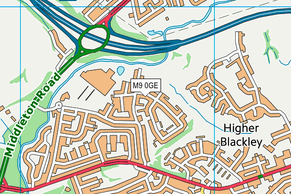 M9 0GE map - OS VectorMap District (Ordnance Survey) M9 0GE map - OS VectorMap District (Ordnance Survey)