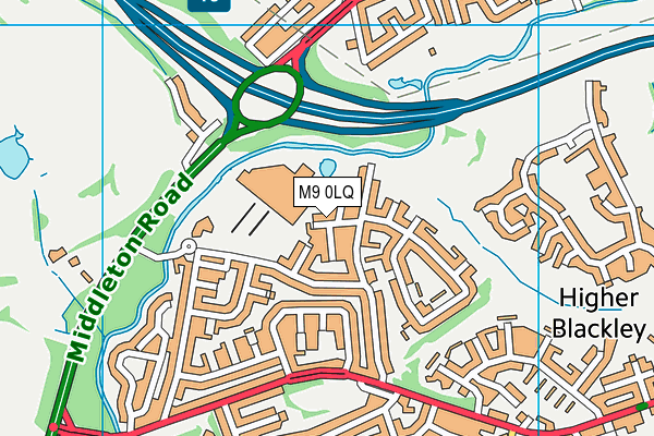 M9 0LQ map - OS VectorMap District (Ordnance Survey) M9 0LQ map - OS VectorMap District (Ordnance Survey)