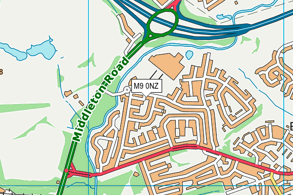 M9 0NZ map - OS VectorMap District (Ordnance Survey) M9 0NZ map - OS VectorMap District (Ordnance Survey)