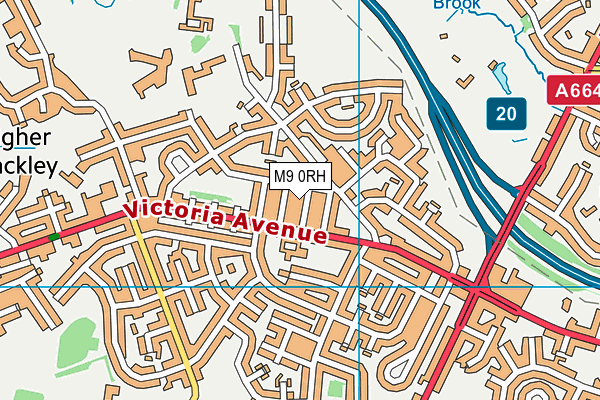M9 0RH map - OS VectorMap District (Ordnance Survey) M9 0RH map - OS VectorMap District (Ordnance Survey)