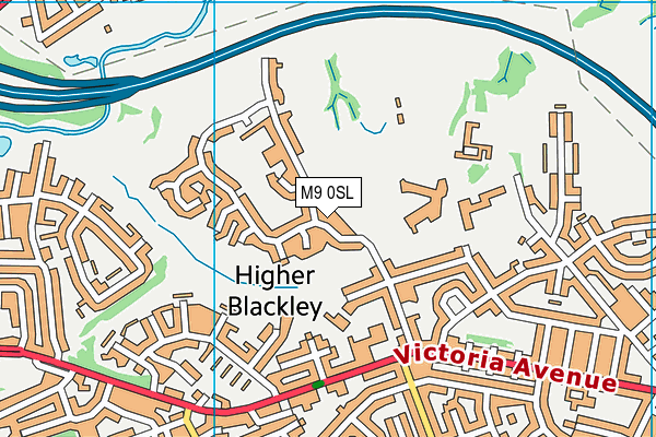 M9 0SL map - OS VectorMap District (Ordnance Survey) M9 0SL map - OS VectorMap District (Ordnance Survey)