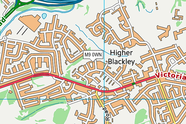 M9 0WN map - OS VectorMap District (Ordnance Survey) M9 0WN map - OS VectorMap District (Ordnance Survey)