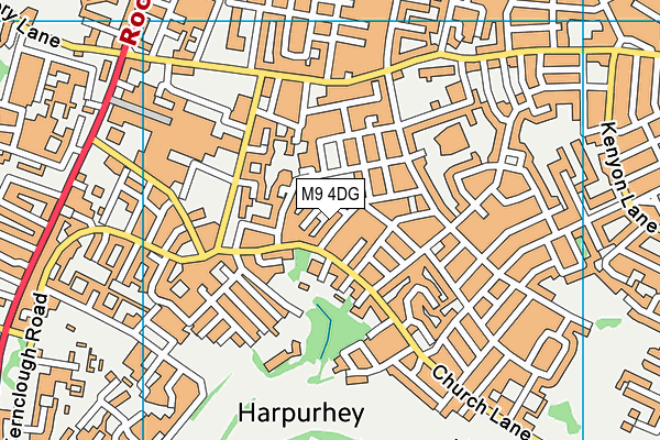 M9 4DG map - OS VectorMap District (Ordnance Survey) M9 4DG map - OS VectorMap District (Ordnance Survey)