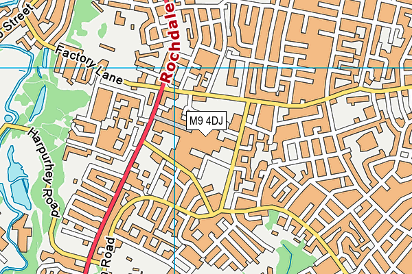 M9 4DJ map - OS VectorMap District (Ordnance Survey) M9 4DJ map - OS VectorMap District (Ordnance Survey)