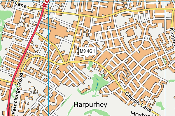 M9 4GH map - OS VectorMap District (Ordnance Survey) M9 4GH map - OS VectorMap District (Ordnance Survey)