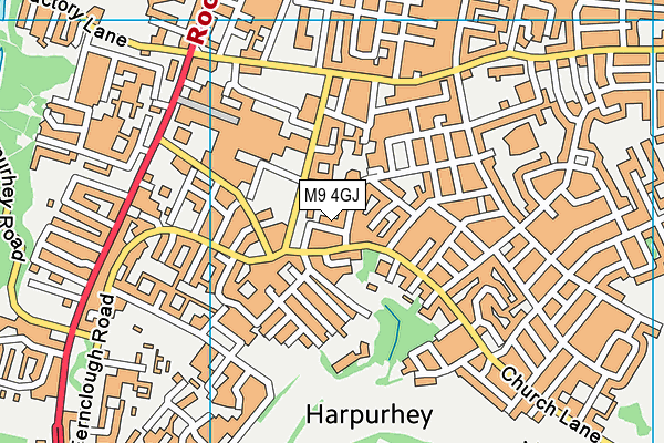 M9 4GJ map - OS VectorMap District (Ordnance Survey) M9 4GJ map - OS VectorMap District (Ordnance Survey)