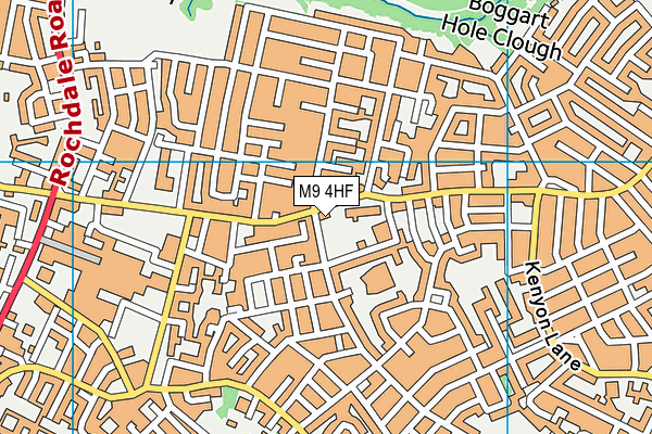 M9 4HF map - OS VectorMap District (Ordnance Survey) M9 4HF map - OS VectorMap District (Ordnance Survey)