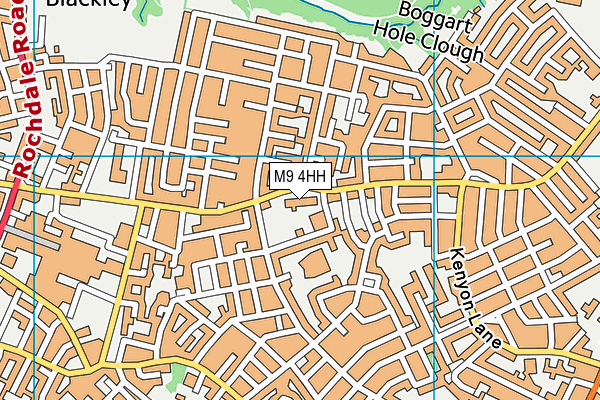 M9 4HH map - OS VectorMap District (Ordnance Survey) M9 4HH map - OS VectorMap District (Ordnance Survey)