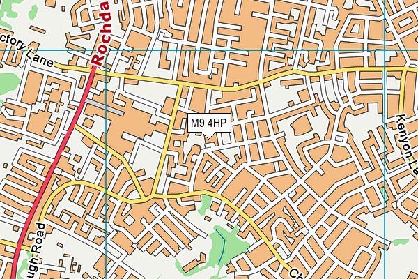 M9 4HP map - OS VectorMap District (Ordnance Survey) M9 4HP map - OS VectorMap District (Ordnance Survey)