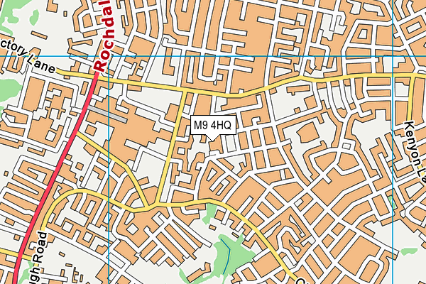 M9 4HQ map - OS VectorMap District (Ordnance Survey) M9 4HQ map - OS VectorMap District (Ordnance Survey)