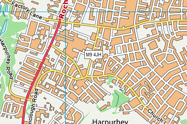 M9 4JH map - OS VectorMap District (Ordnance Survey) M9 4JH map - OS VectorMap District (Ordnance Survey)