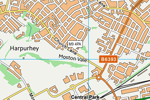 M9 4PA map - OS VectorMap District (Ordnance Survey) M9 4PA map - OS VectorMap District (Ordnance Survey)
