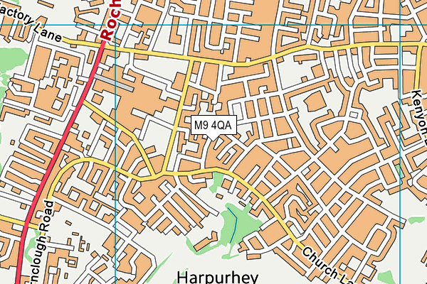 M9 4QA map - OS VectorMap District (Ordnance Survey) M9 4QA map - OS VectorMap District (Ordnance Survey)