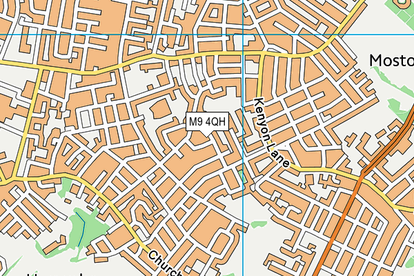M9 4QH map - OS VectorMap District (Ordnance Survey) M9 4QH map - OS VectorMap District (Ordnance Survey)