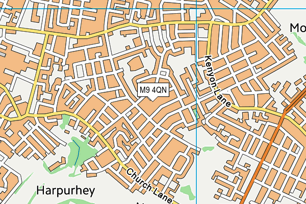 M9 4QN map - OS VectorMap District (Ordnance Survey) M9 4QN map - OS VectorMap District (Ordnance Survey)