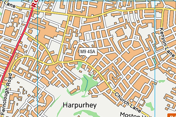 M9 4SA map - OS VectorMap District (Ordnance Survey) M9 4SA map - OS VectorMap District (Ordnance Survey)