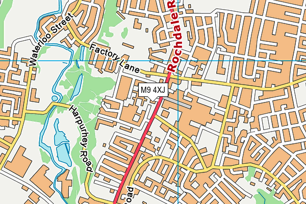 M9 4XJ map - OS VectorMap District (Ordnance Survey) M9 4XJ map - OS VectorMap District (Ordnance Survey)