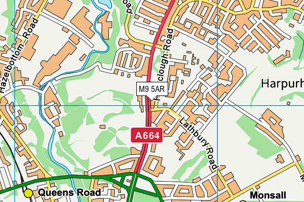 M9 5AR map - OS VectorMap District (Ordnance Survey) M9 5AR map - OS VectorMap District (Ordnance Survey)