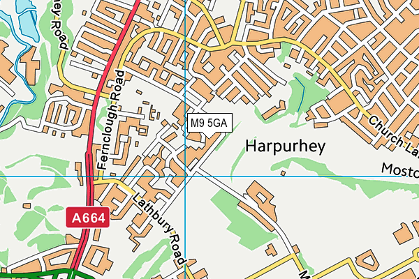 M9 5GA map - OS VectorMap District (Ordnance Survey) M9 5GA map - OS VectorMap District (Ordnance Survey)