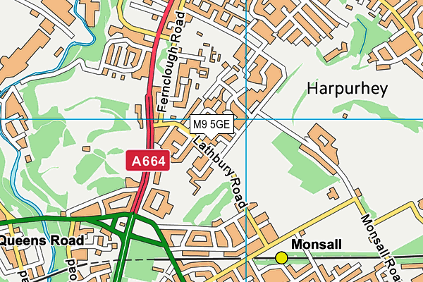 M9 5GE map - OS VectorMap District (Ordnance Survey) M9 5GE map - OS VectorMap District (Ordnance Survey)