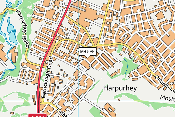 M9 5PF map - OS VectorMap District (Ordnance Survey) M9 5PF map - OS VectorMap District (Ordnance Survey)
