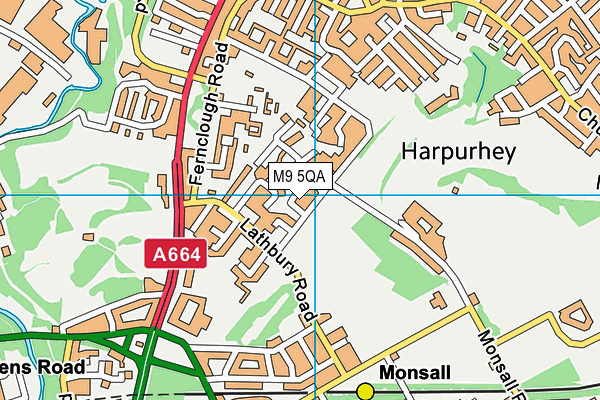 M9 5QA map - OS VectorMap District (Ordnance Survey) M9 5QA map - OS VectorMap District (Ordnance Survey)