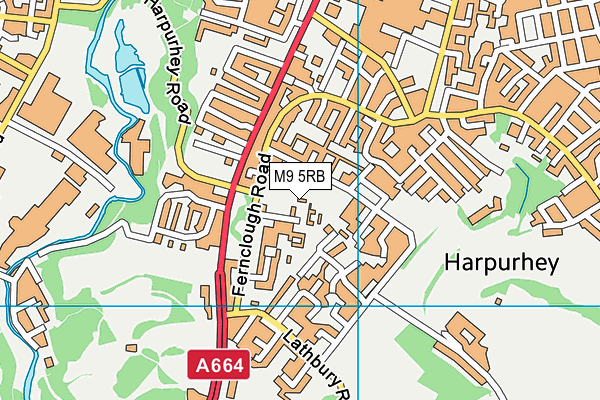 M9 5RB map - OS VectorMap District (Ordnance Survey) M9 5RB map - OS VectorMap District (Ordnance Survey)