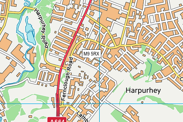 M9 5RX map - OS VectorMap District (Ordnance Survey) M9 5RX map - OS VectorMap District (Ordnance Survey)