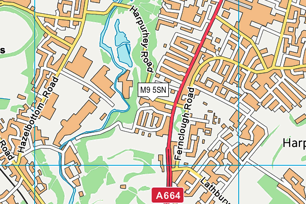 M9 5SN map - OS VectorMap District (Ordnance Survey) M9 5SN map - OS VectorMap District (Ordnance Survey)