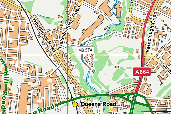M9 5TA map - OS VectorMap District (Ordnance Survey) M9 5TA map - OS VectorMap District (Ordnance Survey)