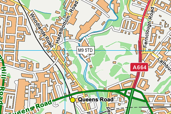 M9 5TD map - OS VectorMap District (Ordnance Survey) M9 5TD map - OS VectorMap District (Ordnance Survey)