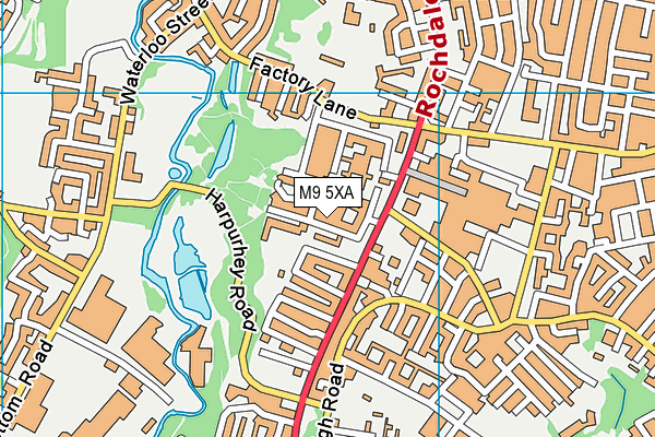 M9 5XA map - OS VectorMap District (Ordnance Survey) M9 5XA map - OS VectorMap District (Ordnance Survey)
