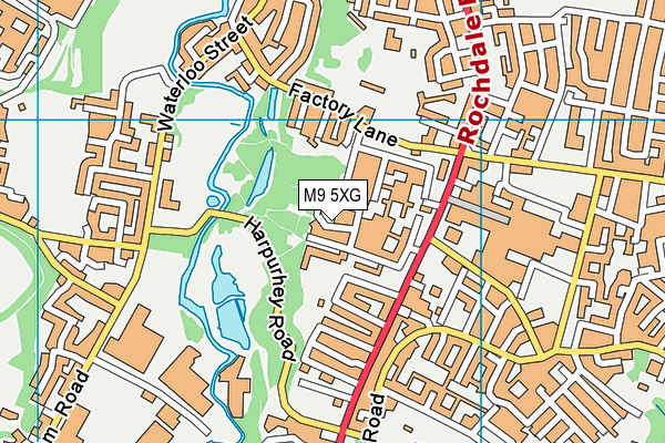 M9 5XG map - OS VectorMap District (Ordnance Survey) M9 5XG map - OS VectorMap District (Ordnance Survey)
